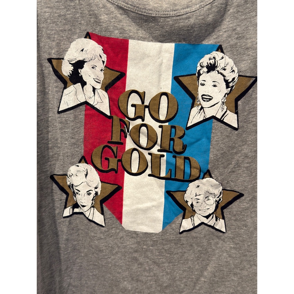 The Golden Girls Go For Gold Graphic Tank Top Gray - Picture 2 of 4